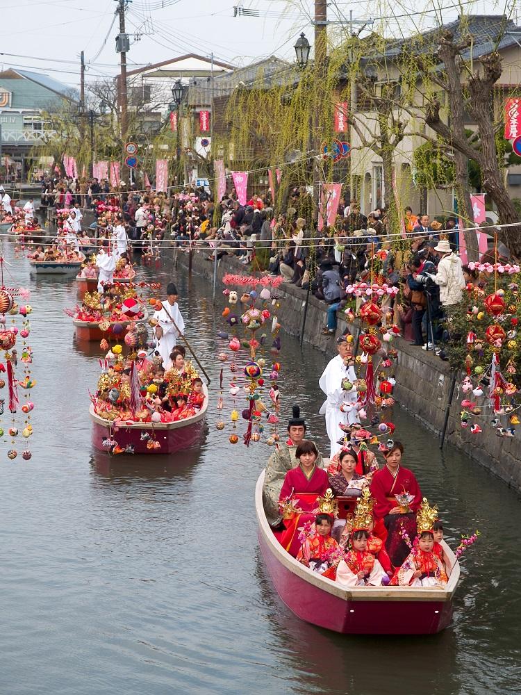 柳川雛祭り　さげもんめぐり